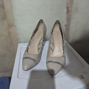 Nine West Beige and Taupe Heels